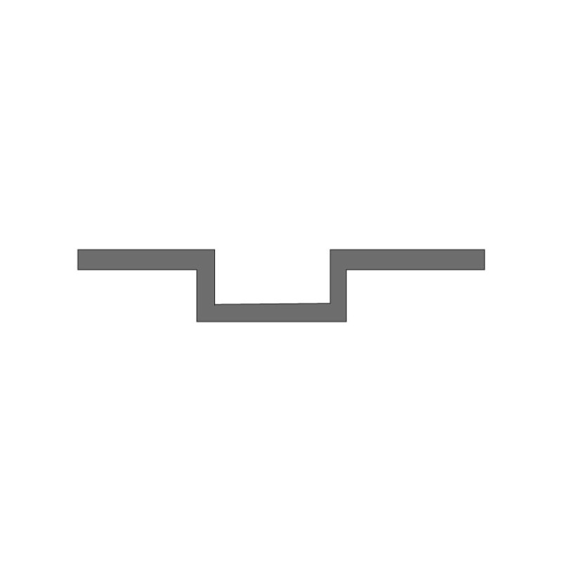 Soffit Profile - Galvanised Steel