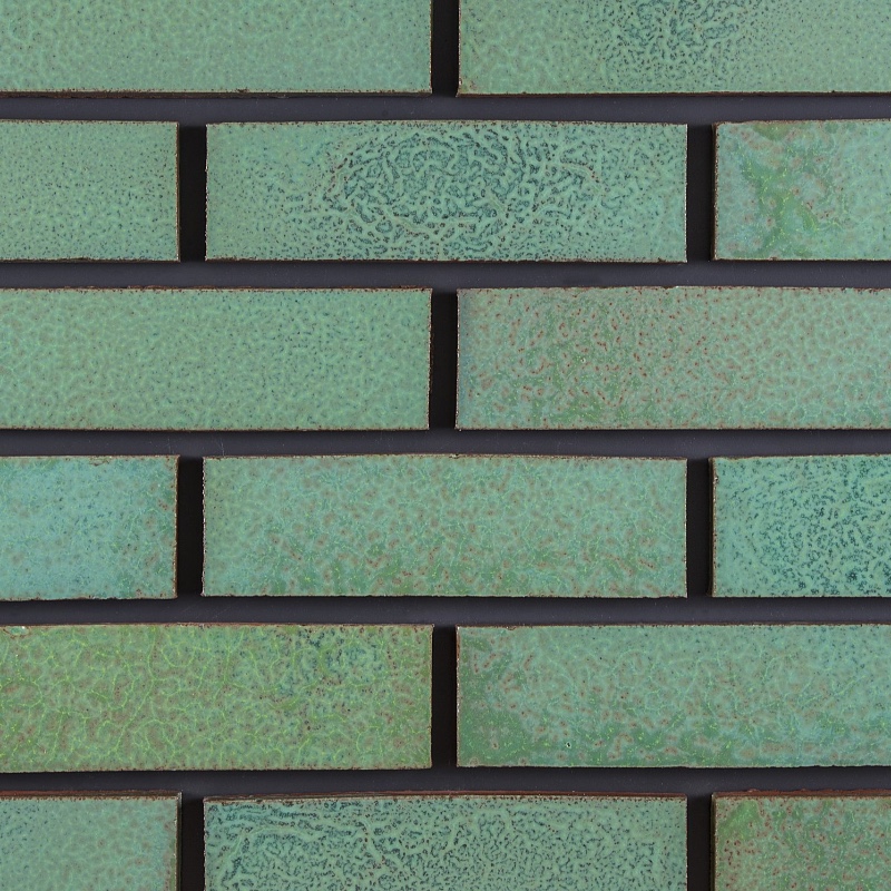 Green Glazed Brick - 65mm