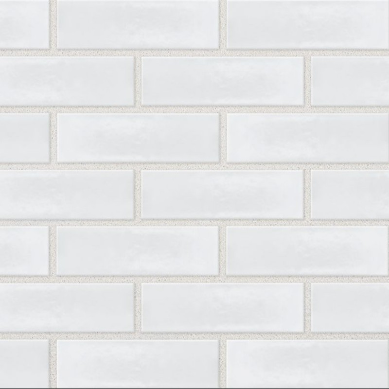 White Glazed Brick - 65mm