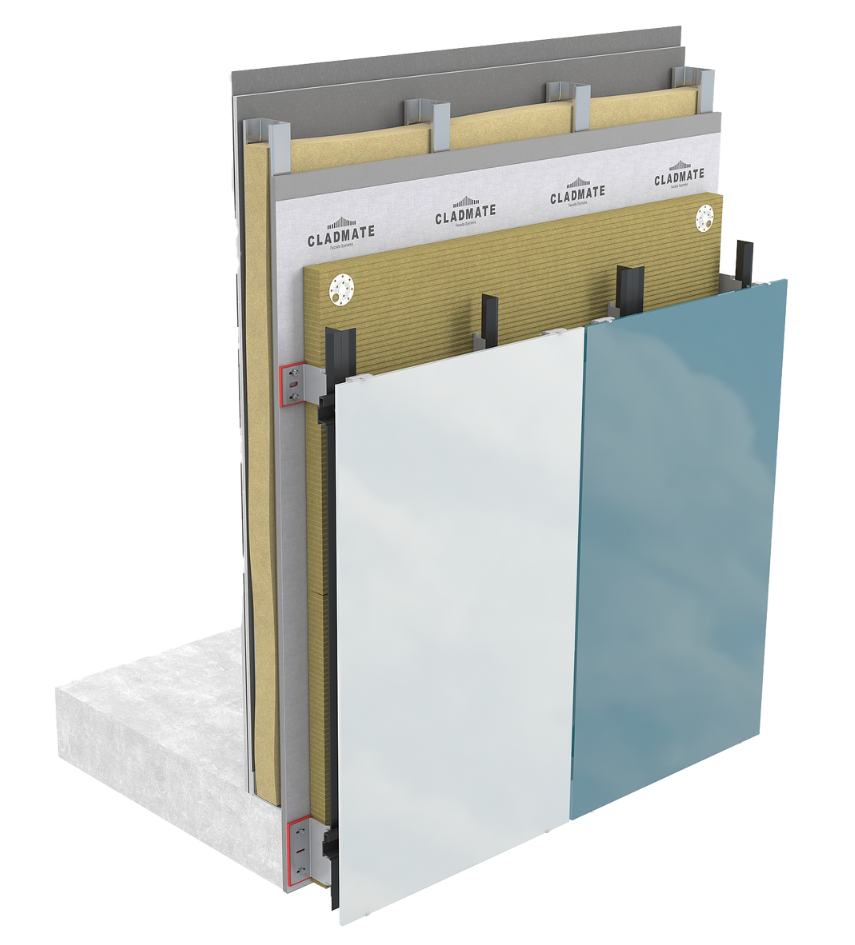 Glass Cladding Support System