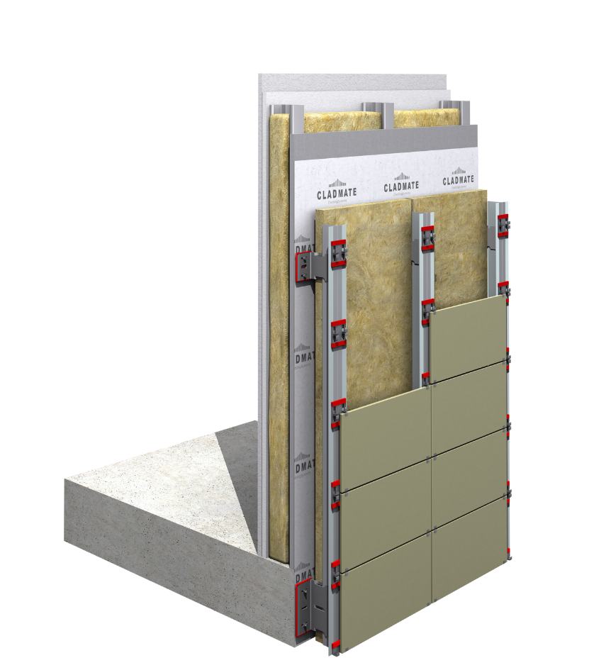 Multi Clips Cladding Support System